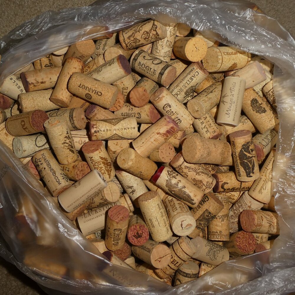 250 Wine Corks — Real Cork Nice Variety for Crafting Art Projects